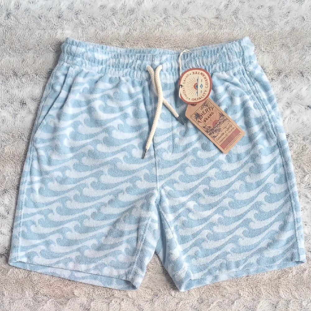 Faherty Cabana Towel Terry Sweat Shorts